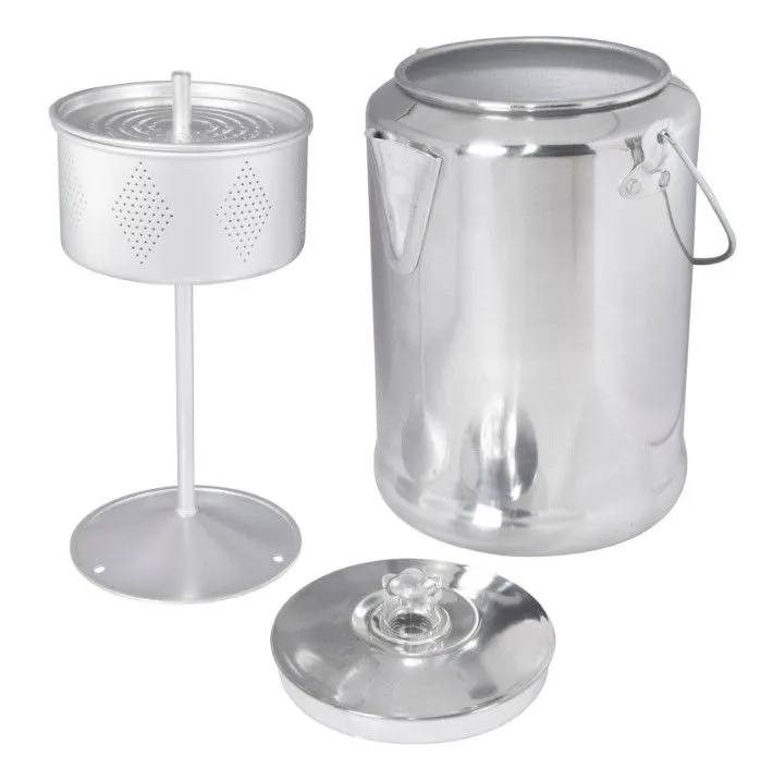 ALUMINUM PERCOLATOR COFFEE POT